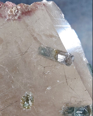 Blue Tourmaline in Quartz #1