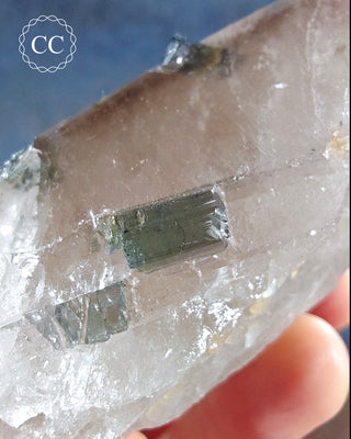 Blue Tourmaline in Quartz #1