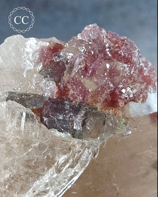 Blue Tourmaline in Quartz #1