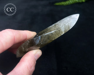 Tourmalinated Quartz Twist #1