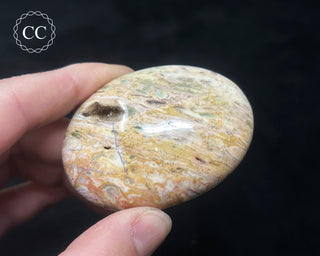 Tutti Frutti Jasper Chunky Palm Stone #2