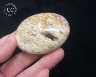 Tutti Frutti Jasper Chunky Palm Stone #2
