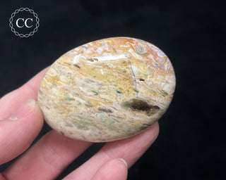 Tutti Frutti Jasper Chunky Palm Stone #2