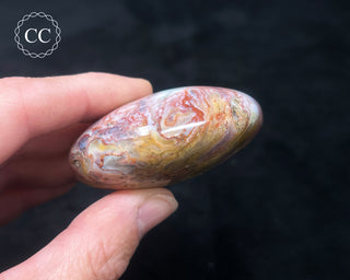 Tutti Frutti Jasper Chunky Palm Stone #3