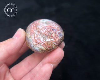 Tutti Frutti Jasper Chunky Palm Stone #3