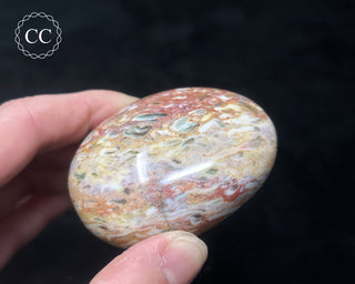 Tutti Frutti Jasper Chunky Palm Stone #1