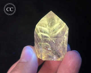 UV Amethyst Tower (Powellite) #1