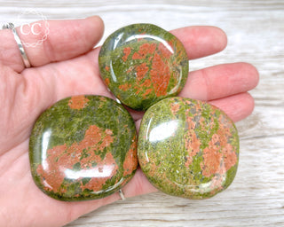 Unakite Palm Stone