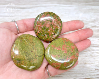 Unakite Palm Stone