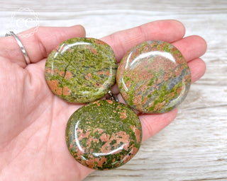 Unakite Palm Stone