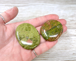 Unakite Palm Stone