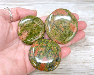 Unakite Palm Stone