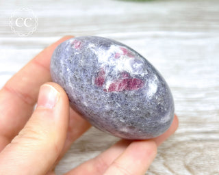 Unicorn Stone - Lepidolite Pink Tourmaline Palm Stone #2