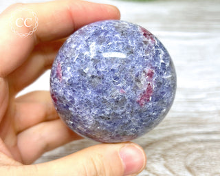 Unicorn Stone - Lepidolite Pink Tourmaline Palm Stone #3