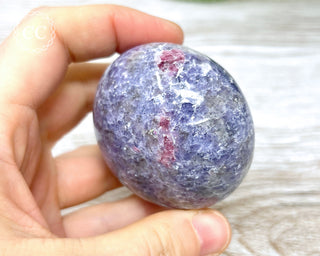 Unicorn Stone - Lepidolite Pink Tourmaline Palm Stone #3