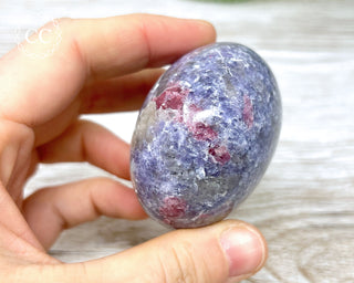 Unicorn Stone - Lepidolite Pink Tourmaline Palm Stone #3