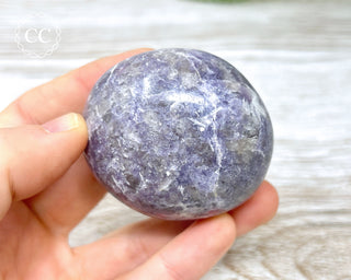 Unicorn Stone - Lepidolite Pink Tourmaline Palm Stone #1