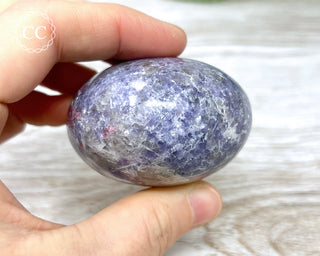 Unicorn Stone - Lepidolite Pink Tourmaline Palm Stone #3