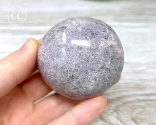 Unicorn Stone - Lepidolite Pink Tourmaline Palm Stone #4