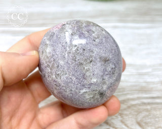 Unicorn Stone - Lepidolite Pink Tourmaline Palm Stone #4