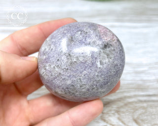 Unicorn Stone - Lepidolite Pink Tourmaline Palm Stone #4