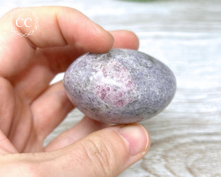 Unicorn Stone - Lepidolite Pink Tourmaline Palm Stone #4