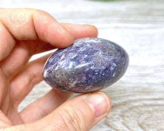 Unicorn Stone - Lepidolite Pink Tourmaline Palm Stone #5