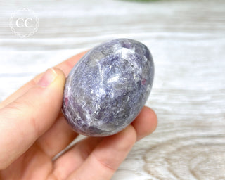 Unicorn Stone - Lepidolite Pink Tourmaline Palm Stone #1