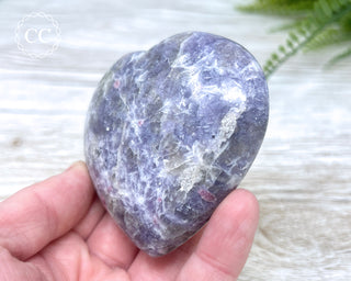 Unicorn Stone (Lepidolite & Pink Tourmaline) Heart #5