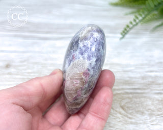 Unicorn Stone (Lepidolite & Pink Tourmaline) Heart #5