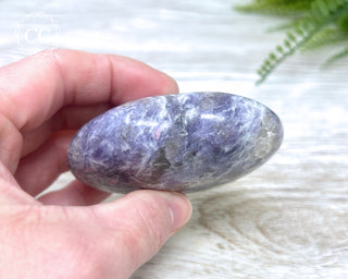 Unicorn Stone (Lepidolite & Pink Tourmaline) Heart #5