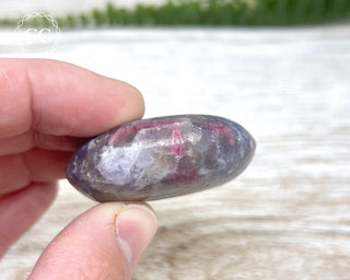 Unicorn Stone - Lepidolite Pink Tourmaline Palm Stone #1