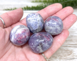 Large Lepidolite and Pink Tourmaline Pebble
