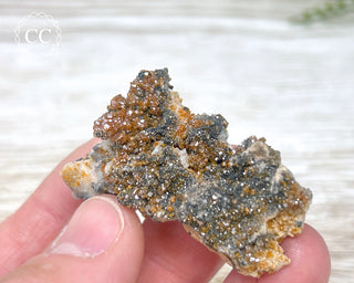 Vanadinite on Black Baryte #1