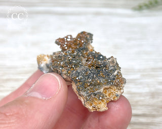 Vanadinite on Black Baryte #1