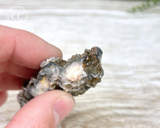 Vanadinite on Black Baryte #7
