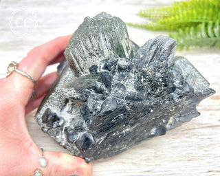 Velvet Black Tourmaline Cluster - Namibia #1