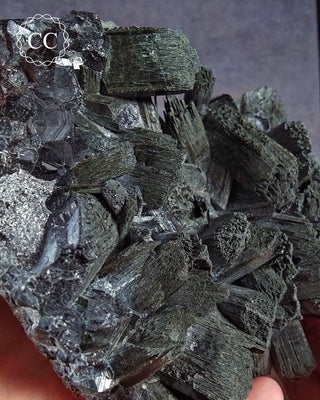 Velvet Black Tourmaline Cluster - Namibia #1