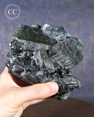 Velvet Black Tourmaline Cluster - Namibia #1