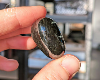 Velvet Obsidian Pebble #4