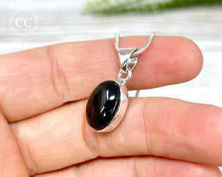 Whitby Jet Silver Necklace #2