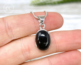 Whitby Jet Silver Necklace #2