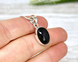 Whitby Jet Silver Necklace #2