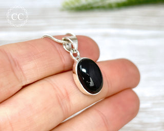 Whitby Jet Silver Necklace #2