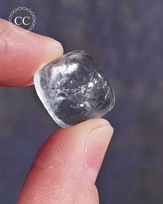 White Apophyllite Polished #13