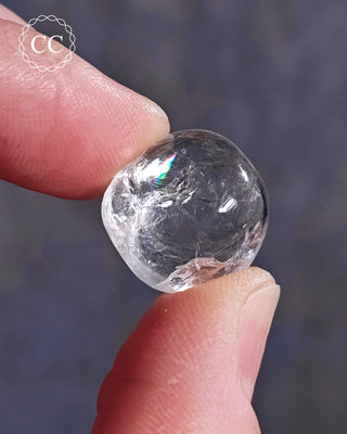 White Apophyllite Polished #14
