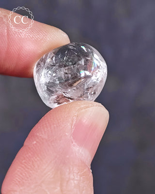 White Apophyllite Polished #14