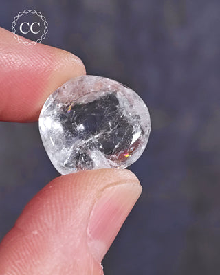 White Apophyllite Polished #14