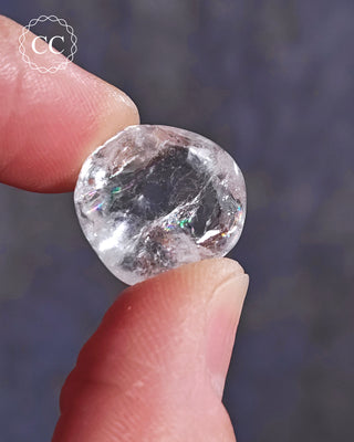 White Apophyllite Polished #14