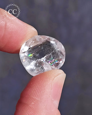 White Apophyllite Polished #14